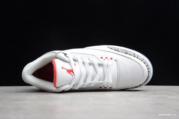 White Air 923096-101 Free 3 Cement 923096-101 Retro Jordan Throw Line 0717